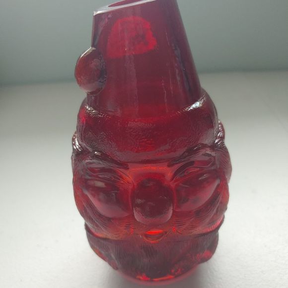 Fenton vintage glass Santa amberina fairy light candle holder GLOWS - Picture 2 of 6